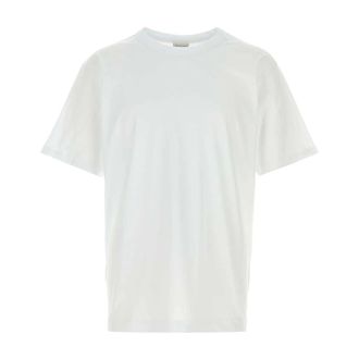 Dries Van Noten T-Shirts, male, White, Size: S Heer T-shirt