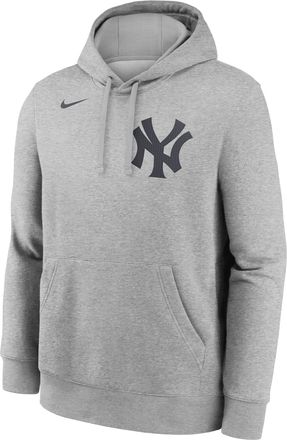 Nike Aaron Judge New York Yankees Club Nike Mens MLB Pullover Hoodie in Grey | NKDK06GNK9-261