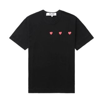 Comme Des Gar&ccedil;ons Logo Print T-Shirt - male - Comme des Gar&ccedil;ons - T-Shirts - Black - XL - Tops