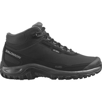 Salomon Winterstiefel SALOMON SHELTER WP, Herren, Gr. 42, schwarz, asphalt, castlerock, Synthetik, Textil, Schuhe Winterstiefel, Winterschuhe, Winterboots, Sn