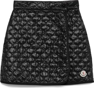 Moncler Minigonna trapuntata - Nero