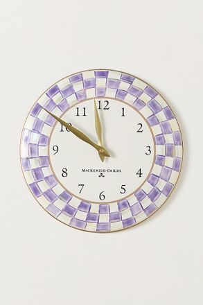 MacKenzie-Childs Check Wall Clock