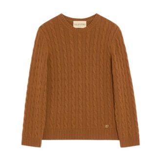 Valentino Truien & Vesten, Dames, Bruin, S, Kasjmier, Kabeltrui