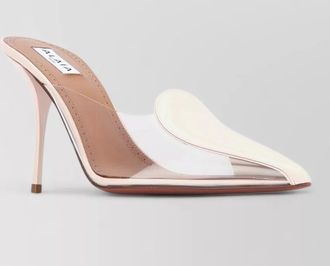 Alaia leather mules