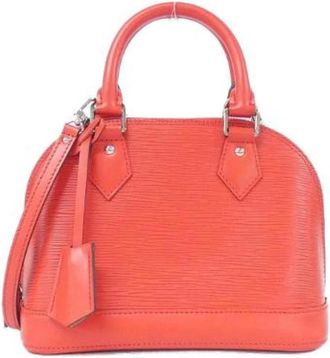 Louis Vuitton Pre-owned Vintage Handtas - Dames - Vintage Handtas - Rood - ONE Size - Leer - Vintage