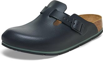 Birkenstock Damen Herren Boston Pro Hausschuhe Leder Pantoletten - Clogs - Zertifiziert nach EN ISO 20347:2043 - Berufsschuhe f&uuml;r Medizin, Gastronomie und Service