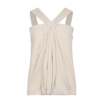 Isabel Marant Neya Top - female - Isabel Marant - Sleeveless Tops - Beige - 2XS - Tops