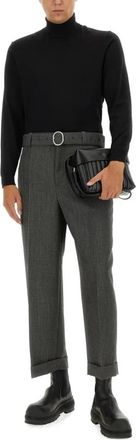 Jil Sander Hobo Bags - Lid Black Leather Lid Bag - Gr. unisize - in Schwarz - f&uuml;r Damen