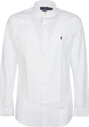 Polo Ralph Lauren Long Sleeve Sport Slim Shirt - Heren - Casual Overhemden - Wit - M - Overhemden