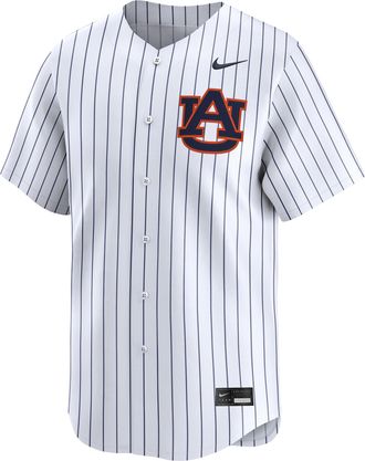 Nike Auburn Wordmark Nike Mens College Limited Baseball Jersey in White | UNBB0ICGAUN-0YS