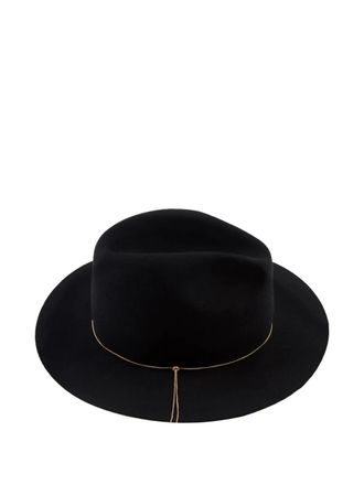 Eugenia Kim Sandy tassel-detail fedora hat - Black