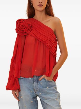 Farm Rio Rose shirt - Rood