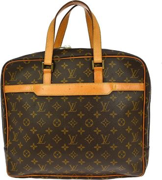 Louis Vuitton Porte-Documents Pegase Bag Monogram Canvas Brown Canvas Briefcase Bag (Pre-Owned)