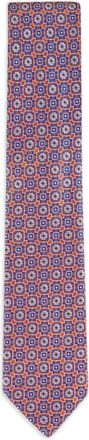 Eton Stropdas met geometrische print - Oranje
