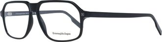 Ermenegildo Zegna Black Plastic Glasses Mens (Frames)