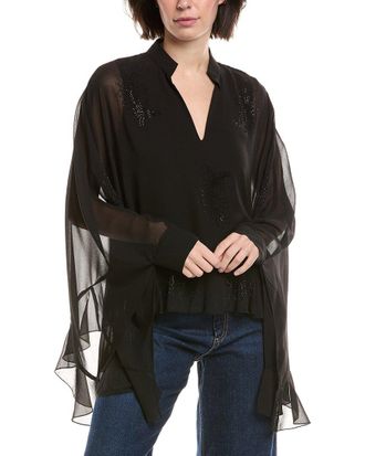 Vince Camuto V-Neck Flowy Blouse