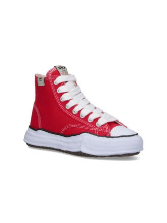 Miharayasuhiro High-Top Canvas Sneaker - Red