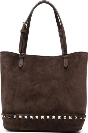 Valentino Garavani Rockstud Suede Tote Bag
