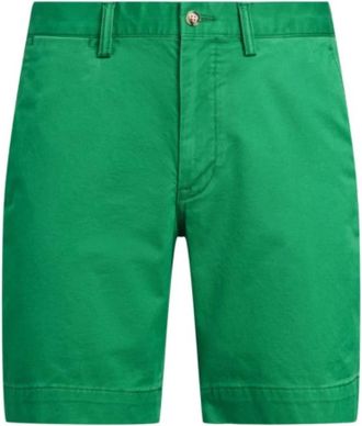 Polo Ralph Lauren Cruise Green Katoenen Shorts - Heren - Korte Broeken - Groen - W29 - Katoen - Korte Broeken