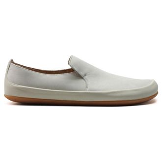 Vivobarefoot Opanka Leather Mens Slip On Shoes - Limestone - Size:UK 6