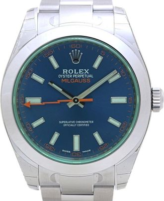 Rolex Milgauss Stainless Steel Wristwatch (Pre-Owned)