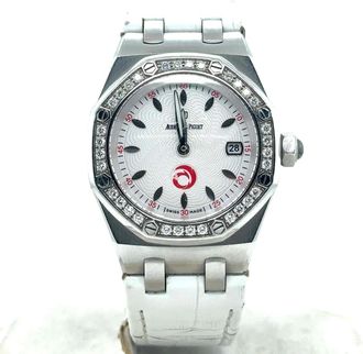 Audemars Piguet Pre-owned Audemars Piguet Royal Oak Silver Dial Ladies Watch 67611ST.ZZ.D012CR.01