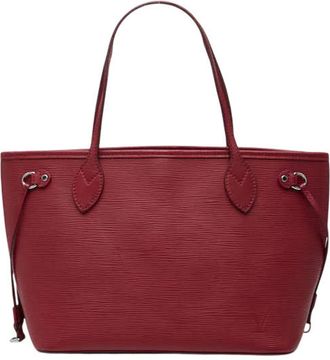 Louis Vuitton Epi Fuchsia Wine Leather Handbag Tote Bag (Pre-Owned)