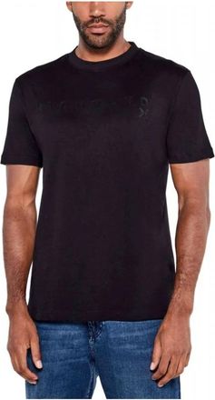 John Richmond Heren, Tops, Zwart, Maat: S