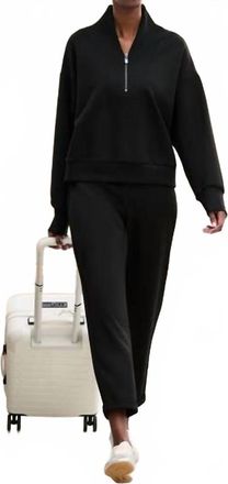 Joseph Ribkoff Scuba Jersey Pull On Jogger Pants In Black
