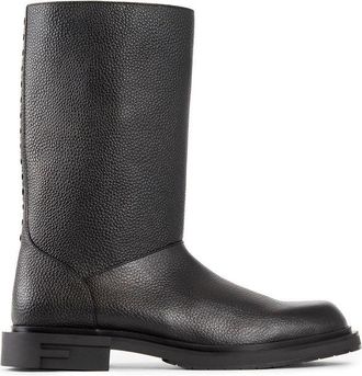 Fendi Black Calfskin Mens Boots