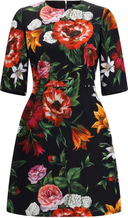 Dolce & Gabbana Floral Midi Dress