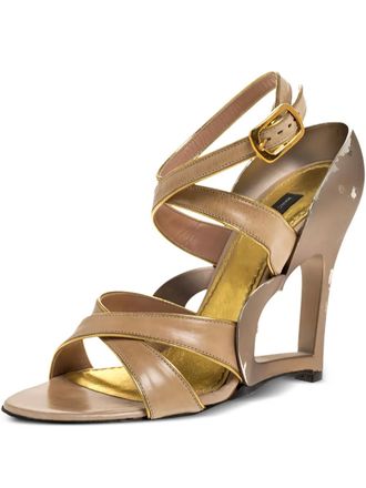 Marc Jacobs Sandalen met hartgesp - Bruin
