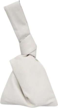Bottega Veneta Pre-owned Twist Handtas - Dames - Vintage Handtas - Wit - ONE Size - Leer - Vintage