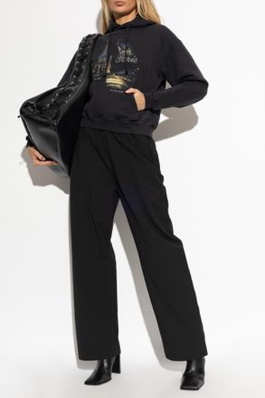 VETEMENTS Sweatshirt With Print, Womens, Black