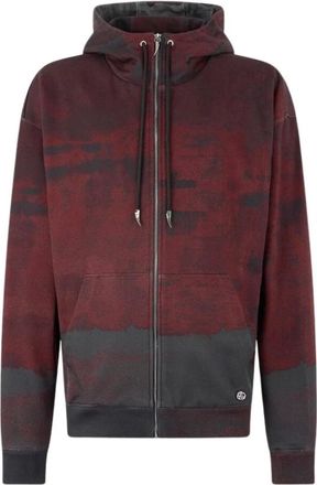 Roberto Cavalli Felpa con zip - - Sweatshirts & Hoodies - Uomo - Rosso - L