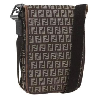 Fendi Borsa a tracolla vintage in tela Pre-owned - - Pre-owned - Donna - Marrone - ONE SIZE