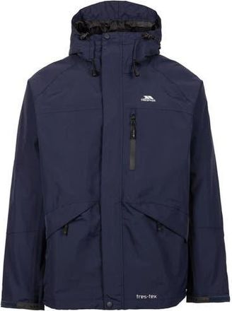 Trespass Corvo Hooded Full Zip Waterproof Jacket/Coat in Navy at Nordstrom, Size Xx-Small