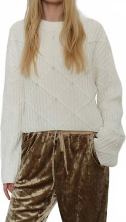 M&eacute;lissa Nepton Sisi Sweater In Off White