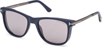 Tom Ford Mens Sinatra 53mm Matte Blue Sunglasses FT1104-91C-53