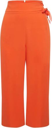 Elisabetta Franchi Pantaloni con lacci - Arancione