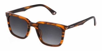 Police SPLL80 CHAMP 4 0836 Mens Sunglasses Brown Size 52