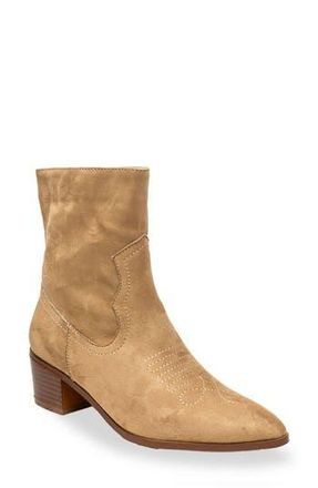 Chase + Chloe by Intouch Footwear Malena Western Boot in Taupe at Nordstrom Rack, Size 5.5