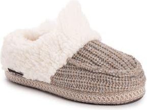 Muk Luks Moselle Faux Shearling Clog Slipper in Warm Grey at Nordstrom Rack, Size Medium