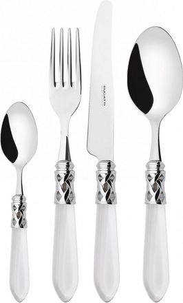 Bugatti Set Posate 24 Pezzi In Scatola Compact Aladdin Ghiera Cromata Trasparente Trasparente Bugatti