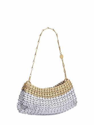 Paco Rabanne Womens Clutch Skyline Silver-Light Gold Multicolour Shoulder Bags
