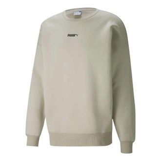 Puma Small Logo Crew Neck Sweatshirt Grey 534365-41