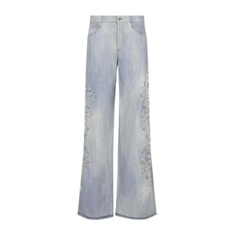 Ermanno Scervino Jeans Larghi - - Jeans - Donna - Blu - S