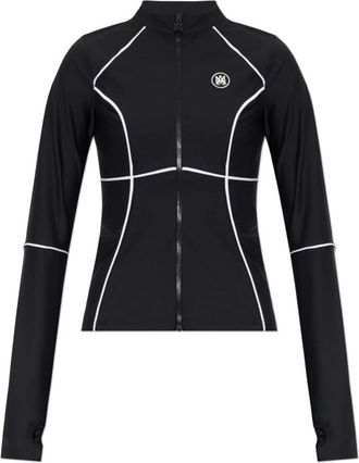 Amiri MA Zipped Top - Dames - Vesten met rits - Zwart - L - Polyester - Hoodies & sweatvesten