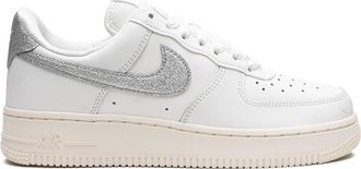 Nike Air Force 1 07 Summit White/Sail White/Metallic Silver sneakers - women - Leather - 11.5