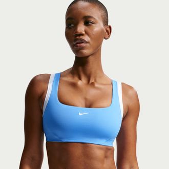 Nike Womens One Light-Support Sports Bra in Blue | IR1956-412